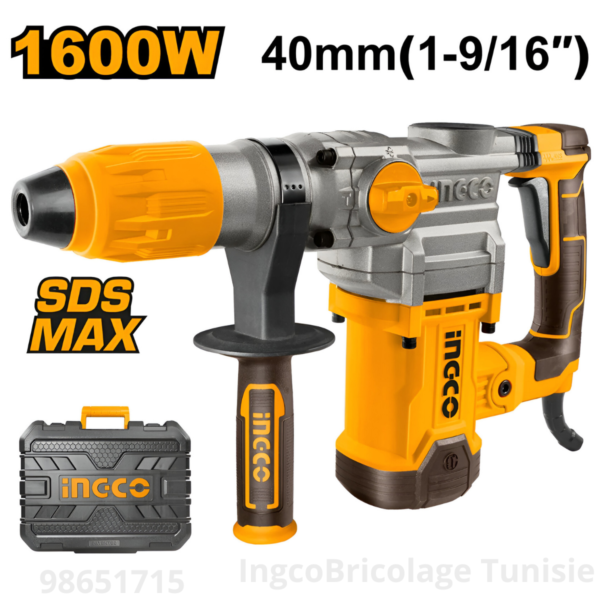 Marteau Perforateur 1600w sds max ingco