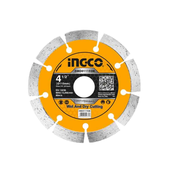 Set de disques diamantés 10pcs 115mm ingco