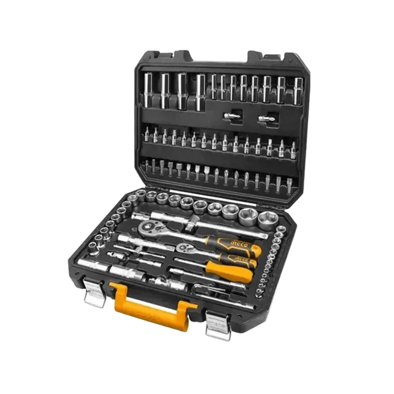 Ensemble d'outils à main 94 pièces 1/4" et 1/2" ingco