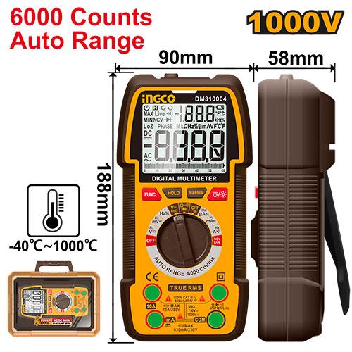 Multimètre numérique 1000V