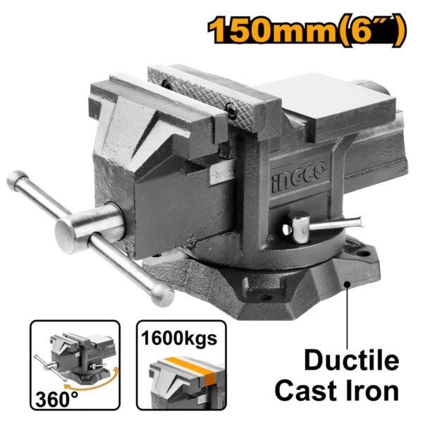 Étau D’Établi 150MM Pivotant INGCO