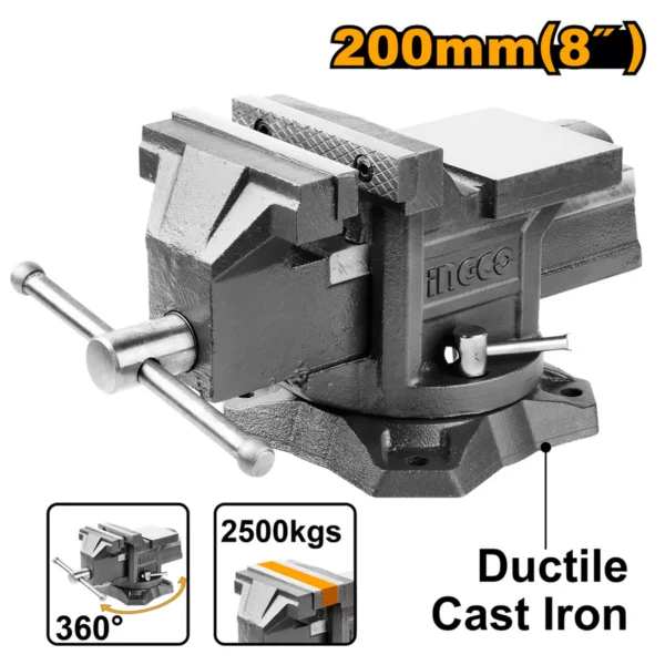 Étau D’Établi 200MM Pivotant INGCO