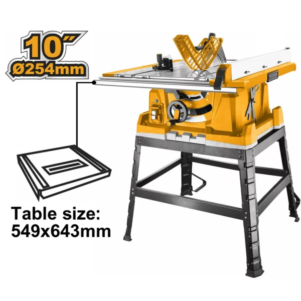 Scie à table 2600W 254mm INGCO