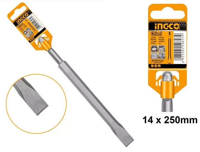 Burin SDS Plus Plat14X250X20mm INGCO