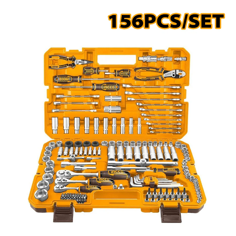 Ensemble d'outils à main 156 pièces INGCO