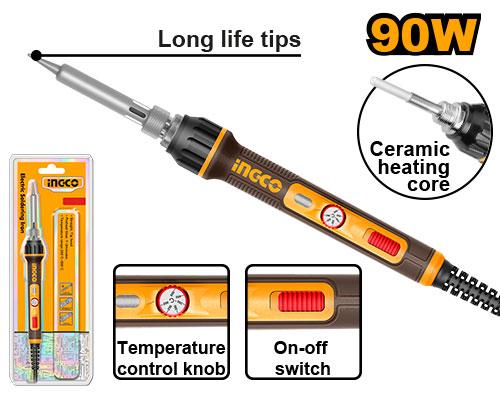 Fer a souder 90w à température contrôlée INGCO